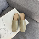 スクエアトゥローファー