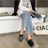 スクエアトゥローファー