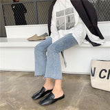 スクエアトゥローファー