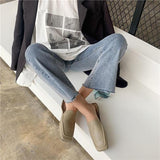 スクエアトゥローファー