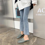 スクエアトゥローファー