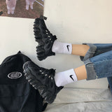 厚底ダッドスニーカー