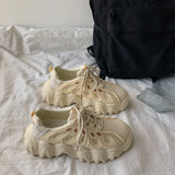 厚底ダッドスニーカー