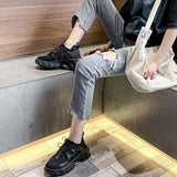 シンプル厚底スニーカー