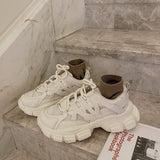 クロスデザインダットスニーカー