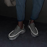 クリーミーホワイト厚底スニーカー