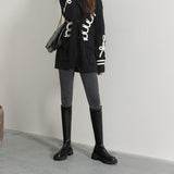 ローヒール軽量ロングブーツ