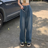 レトロワイドタックデニムパンツ