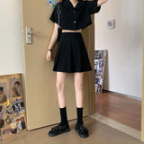 半袖ジャケット&タックスカートセットアップ