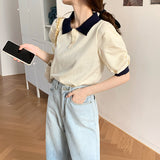 バイカラーポロシャツ