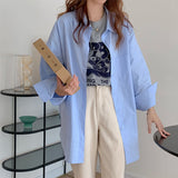 カラーオーバーシャツ