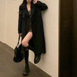 ダブルロングスプリングコート