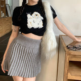 アニマルショートニット