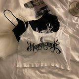 カップ付きロゴキャミソール