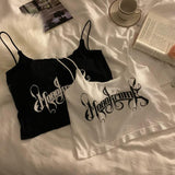 カップ付きロゴキャミソール