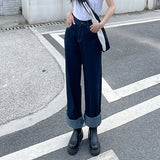 ストレートデニムパンツ