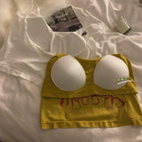 カップ付きロゴキャミソール