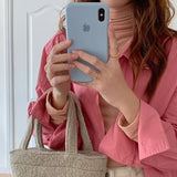 カラーオーバーシャツ