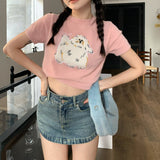 アニマルショートニット