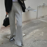 千鳥柄ニットパンツ