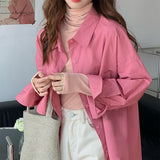 カラーオーバーシャツ