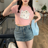 アニマルショートニット