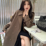 ダブルロングスプリングコート