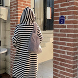 もこもこボーダーワンピース