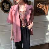 【7色展開】半袖シングルジャケット