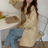 カラーオーバーシャツ