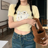 アニマルショートニット