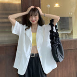 【7色展開】半袖シングルジャケット