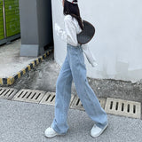 ストレートデニムパンツ
