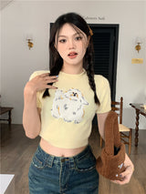 アニマルショートニット