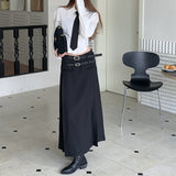 ダブルベルトスカート