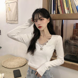 キーネックショートトップス