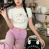 アニマルショートニット