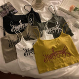 カップ付きロゴキャミソール