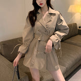 ボリュームスリーブミディトレンチコート