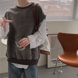 オーバーサイズベスト+シャツ