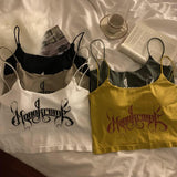 カップ付きロゴキャミソール