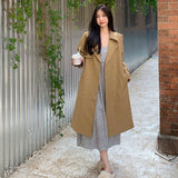 ダブルロングスプリングコート