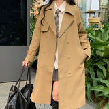 ダブルロングスプリングコート