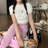 アニマルショートニット