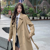 ダブルロングスプリングコート