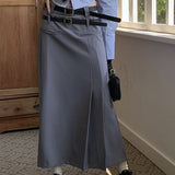 ダブルベルトスカート