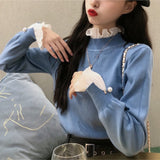 レースドッキングプルオーバー