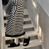 もこもこボーダーワンピース