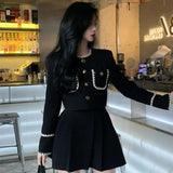 バイカラーショートジャケットセットアップ