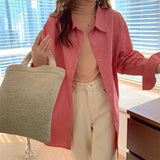 カラーオーバーシャツ